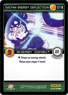 Saiyan Energy Deflection - Panini: Awakening - Dragon Ball Z TCG card