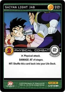Saiyan Light Jab - Panini: Awakening - Dragon Ball Z TCG card