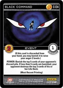 Black Command - Panini: Awakening - Dragon Ball Z TCG card