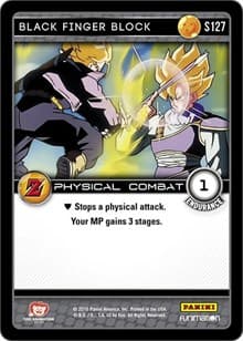 Black Finger Block - Panini: Awakening - Dragon Ball Z TCG card