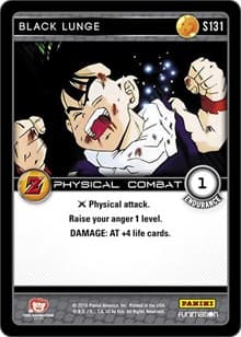 Black Lunge - Panini: Awakening - Dragon Ball Z TCG card