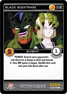 Black Nightmare - Panini: Awakening - Dragon Ball Z TCG card