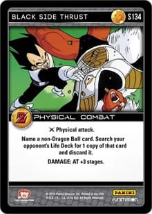 Black Side Thrust - Panini: Awakening - Dragon Ball Z TCG card