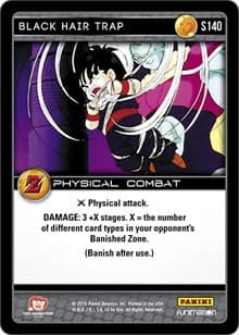 Black Hair Trap - Panini: Awakening - Dragon Ball Z TCG card
