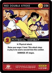 Red Double Strike - Panini: Awakening - Dragon Ball Z TCG card