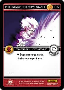 Red Energy Defensive Stance - Panini: Awakening - Dragon Ball Z TCG card