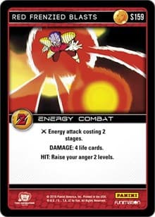 Red Frenzied Blasts - Panini: Awakening - Dragon Ball Z TCG card