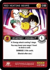 Red Heating Beams - Panini: Awakening - Dragon Ball Z TCG card