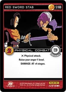 Red Sword Stab - Panini: Awakening - Dragon Ball Z TCG card