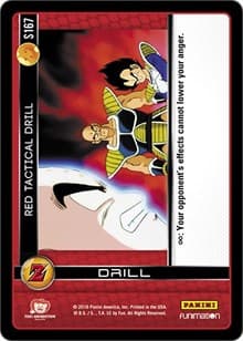 Red Tactical Drill - Panini: Awakening - Dragon Ball Z TCG card