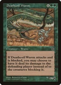 Deathcoil Wurm - Portal Second Age - Magic: The Gathering card