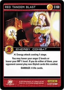 Red Tandem Blast - Panini: Awakening - Dragon Ball Z TCG card