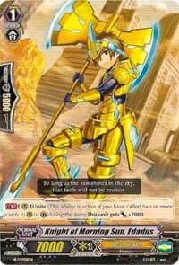 Knight of Morning Sun, Edadus - Promo Cards - Cardfight Vanguard card