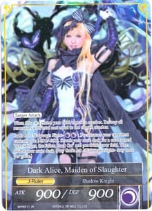 Girl in Twilight Garb // Dark Alice, Maiden of Slaughter (Cosplay) - Promo Cards - Force of Will card