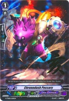 Chronodash Peccary (RRR Foil) - G-TD09: True Zodiac Time Beasts - Cardfight Vanguard card