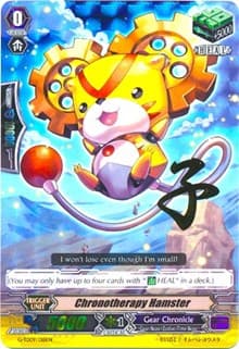 Chronotherapy Hamster (RRR Foil) - G-TD09: True Zodiac Time Beasts - Cardfight Vanguard card
