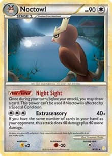Noctowl - 8/123 (HeartGold & SoulSilver) - Deck Exclusives - Pokemon card