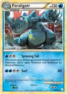Feraligatr - 20/123 (Cosmos Holo) - Deck Exclusives - Pokemon card