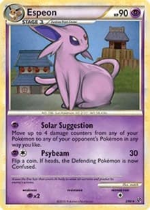 Espeon - 2/90 (HGSS Undaunted) - Deck Exclusives - Pokemon card