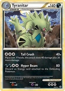 Tyranitar - 26/95 (HGSS Unleashed) - Deck Exclusives - Pokemon card