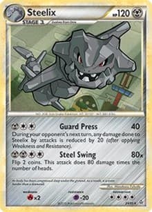 Steelix - 24/95 (HGSS Unleashed) - Deck Exclusives - Pokemon card