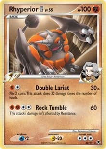Rhyperior E4 - 32/111 (DPPt Rising Rivals) - Deck Exclusives - Pokemon card