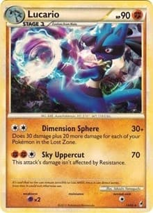 Lucario - 14/95 (Cracked Ice Holo) - Deck Exclusives - Pokemon card