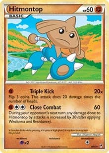 Hitmontop - 8/95 (Non-Holo) - Deck Exclusives - Pokemon card