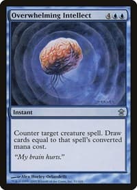 Overwhelming Intellect - Saviors of Kamigawa - Magic: The Gathering card