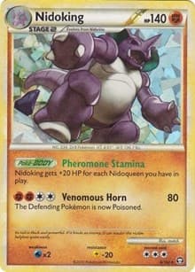 Nidoking - 6/102 (Cracked Ice Holo) - Deck Exclusives - Pokemon card