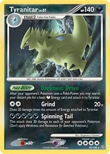 Tyranitar - 30/100 (DP Stormfront) - Deck Exclusives - Pokemon card
