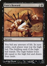 Pain's Reward - Saviors of Kamigawa - Magic: The Gathering card