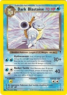 Dark Blastoise - 4/110 (WotC Legendary Collection) - Deck Exclusives - Pokemon card