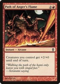 Path of Anger's Flame - Saviors of Kamigawa - Magic: The Gathering card