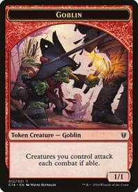 Goblin // Zombie Double-Sided Token - Commander 2016 - Magic: The Gathering card