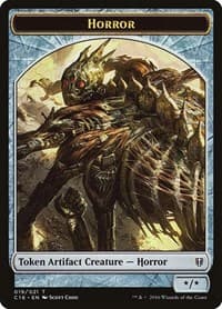 Horror // Thopter Double-Sided Token - Commander 2016 - Magic: The Gathering card