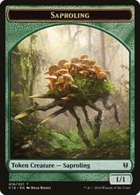 Saproling (016) // Spirit (006) Double-Sided Token - Commander 2016 - Magic: The Gathering card
