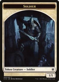 Soldier // Squid Double-Sided Token - Commander 2016 - Magic: The Gathering card