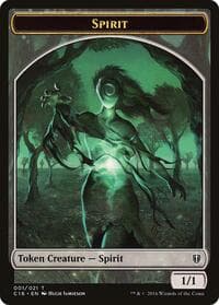 Spirit (001) // Spirit (006) Double-Sided Token - Commander 2016 - Magic: The Gathering card