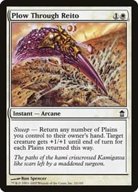 Plow Through Reito - Saviors of Kamigawa - Magic: The Gathering card