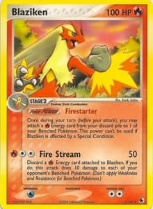 Blaziken - EX Battle Stadium - Pokemon card