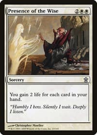 Presence of the Wise - Saviors of Kamigawa - Magic: The Gathering card