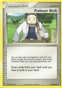 Professor Birch - EX Battle Stadium - Pokemon card