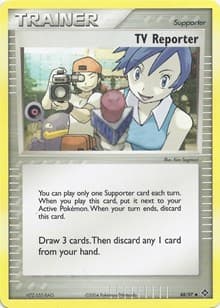 TV Reporter - EX Battle Stadium - Pokemon card