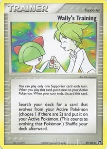 Wally's Training - EX Battle Stadium - Pokemon card