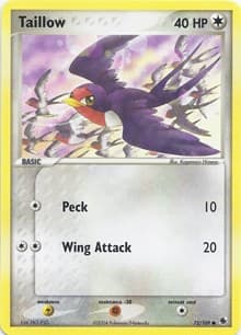 Taillow - EX Battle Stadium - Pokemon card