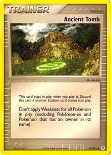 Ancient Tomb - EX Battle Stadium - Pokemon card