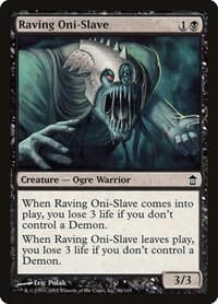 Raving Oni-Slave - Saviors of Kamigawa - Magic: The Gathering card