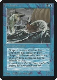 Sea Serpent - Alpha Edition - Magic: The Gathering card