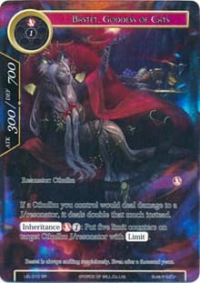 Bastet, Goddess of Cats (Full Art) - Legacy Lost - Force of Will card